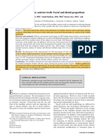 An Analysis of Maxillary Anterior Teeth: Facial and Dental Proportions