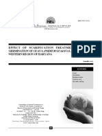 Effect of Scarification Treatments On Seed Germination of Guava (Psidium Guajava L.) Under South-Western Region of Haryana