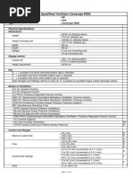 Spesifikasi Ventilator Carescape R860: Physical Specifications Dimensions