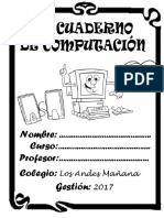 Cuaderno Computacion prim