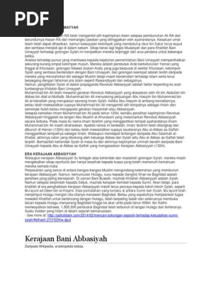 Era Khilafah Bani Umayyah Pdf