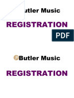 Butler Music: Registration