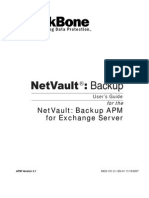 NetVault Backup APM For Exchange Server Users Guide