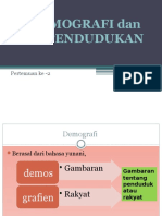 Dasar Demografi Dan Kependudukan