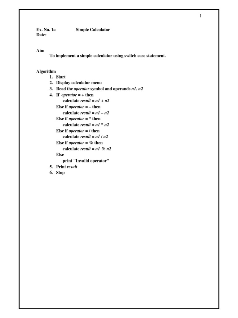Simple Calculator Implementation in C | PDF | Queue (Abstract Data Type ...