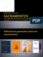 Los Sacramentos en La Escritura, CIC, CEC, Y SC