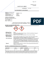 Safety Data Sheet: Chemical Name Cas # Percent Classification Note