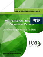 A Reference Guide For Aspirants: Indian Institute of Management Ranchi