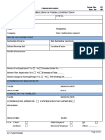 Verbal Instruction Confirmation Form