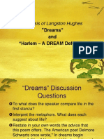 Hughes - Dreams and Dream Deferred