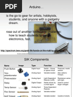 Arduino : Is The Go-To Gear For Artists, Hobbyists, Students, and Anyone With A Gadgetry Dream