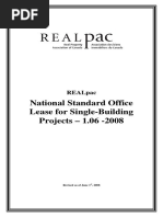 National Standard Office Lease For Single-Building Projects - 1.06 - 2008