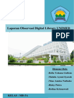 Laporan Observasi Digital Library UNIMED