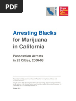 Download Arresting Blacks for Marijuana in California Possession Arrests 2006-08 by webmasterdrugpolicyorg SN39846781 doc pdf