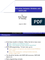 Serial Communication Guide Arduino and MATLAB PDF