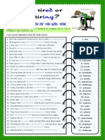 Adjectives - ED - ING PDF