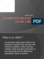 Alternate Reality Game (ARG)