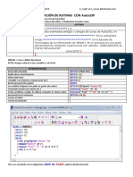 Rutinas Con Autolisp