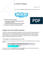 Eliminação de Uma Conta No Skype PDF