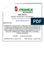 Especificaciones Tecnicas - Sistemas de Seguridad de Detectores de Gases