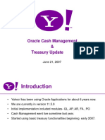 Yahoo! Cash Mge Treasury Updates.ppt