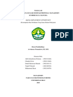 Makalah Kesempatan Dan Perlakuan Yang Sama Dalam Pekerjaan - Kelompok III