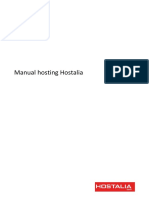 Manual Hosting Hostalia