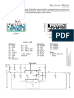 Mucho Rojo: Resistors Capacitors Transistors Parts List