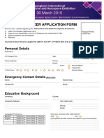 Lima19 Volunteer Application Form