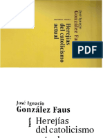  GONZALEZ FAUS J I Herejias Del Catolicismo Actual 2013 PDF