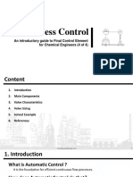 Process Control: An Introductory Guide To Final Control Element For Chemical Engineers (4 of 4)