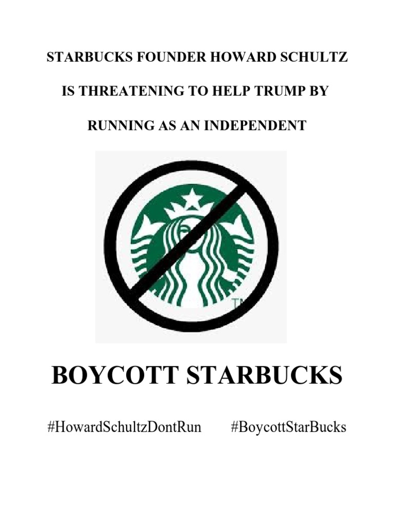 Boycott Starbucks PDF