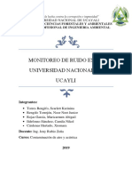 Informe Monitoreo de Ruido Unu