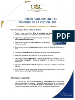 Requisitos para Finiquito On Line PDF