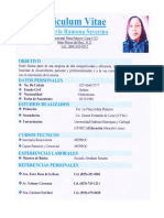 Curriculum Maria Ramona Severino
