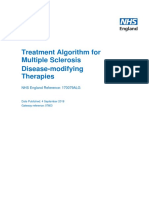 Treatment Algorithm For Multiple Sclerosis Disease Modifying Therapies