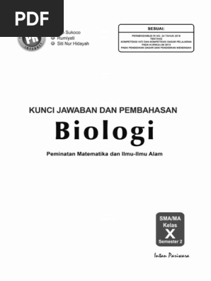 01 Kunci Biologi 10b K 13 2016