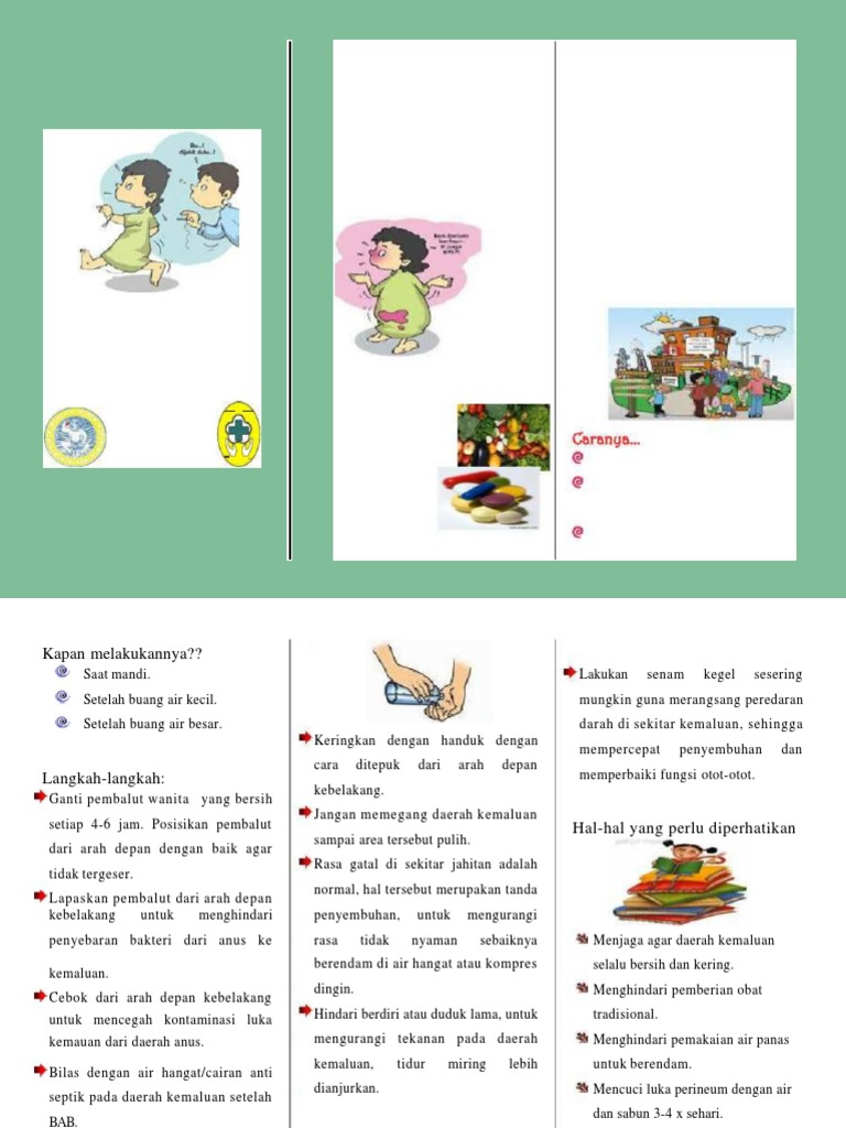 [PDF] Leaflet Perawatan Luka Perineum