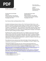 Letter To House Judiciary Committee in Support of H.R. 1, The For The People Act of 2019