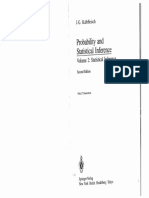 (J. G. Kalbfleisch) Probability and Statistical I PDF