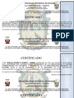 Certificados de Trabajo