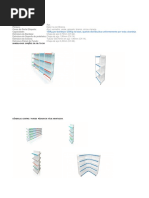 INNAL Gôndolas, Rack, Check Outs, Gavetas INNAL