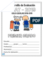 SISAT 2019 Primer Grado