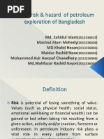 Major risk & hazard  of petroleum exploration of BD