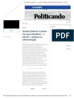 Ascânio Seleme_ O Pente-fino Para Identificar – e Demitir – Petistas Na Administração _ Politicando - O Globo