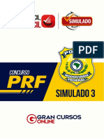 Simulado PRF 3 - Com Gabarito