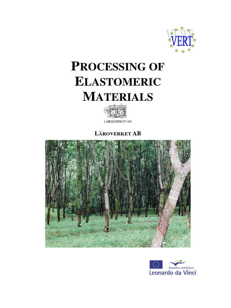 Processing of Elastomeric Materials PDF Ultimate Tensile Strength