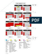 COLEGIO ROOSEVELT SCHOOL CALENDAR 2017-2018