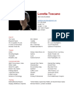 Loretta Toscano Resume