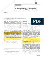 2015 - Mechanical Properties of Laminated Strand Lumber and Hybrid Crosslaminated Timber